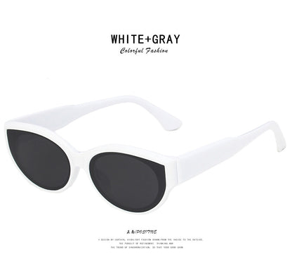 Cross-Border European and American Personalized Sunglasses 2020 New Retro Hip-Hop Oval Sunglasses Street Style Fashion Sunglasses