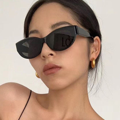 Cross-Border European and American Personalized Sunglasses 2020 New Retro Hip-Hop Oval Sunglasses Street Style Fashion Sunglasses