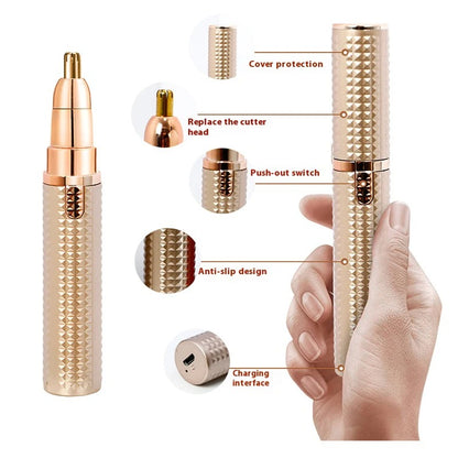 3-in-1 USB Rechargeable Facial Hair Trimmer | ৩-ইন-১ USB রিচার্জেবল ফেসিয়াল হেয়ার ট্রিমার