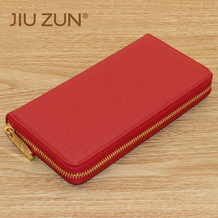 Cross-border Cloth Saffiano Long Men's Wallet Fashionable Zipper 60017 Japanese Wallet for Women