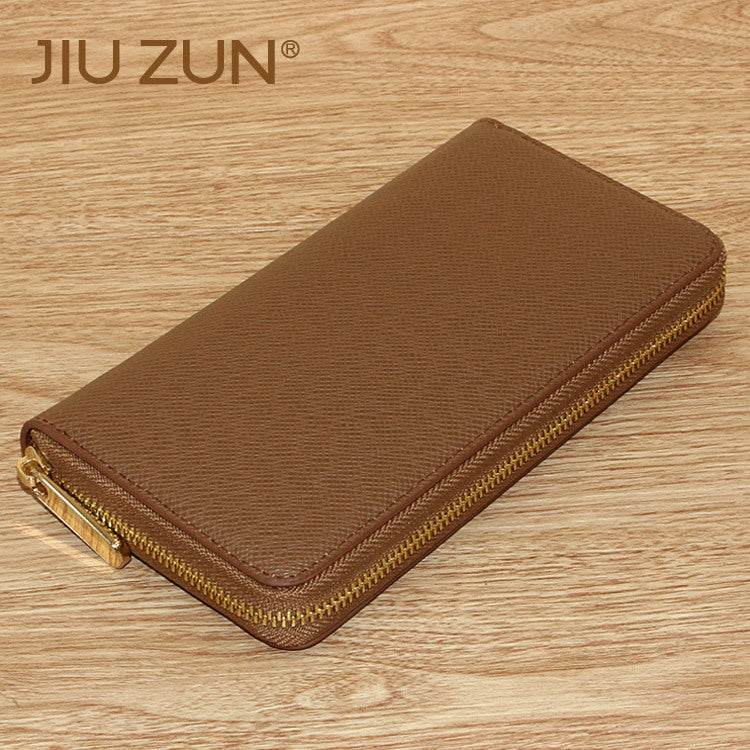 Cross-border Cloth Saffiano Long Men's Wallet Fashionable Zipper 60017 Japanese Wallet for Women