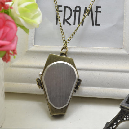 Halloween Foreign Trade Cartoon Pocket Watch Characteristic Pocket Watch Christmas Eve Green Ancient Large Pocket Watch Manufacturers Irregular Watch