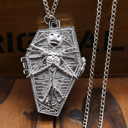 Halloween Foreign Trade Cartoon Pocket Watch Characteristic Pocket Watch Christmas Eve Green Ancient Large Pocket Watch Manufacturers Irregular Watch
