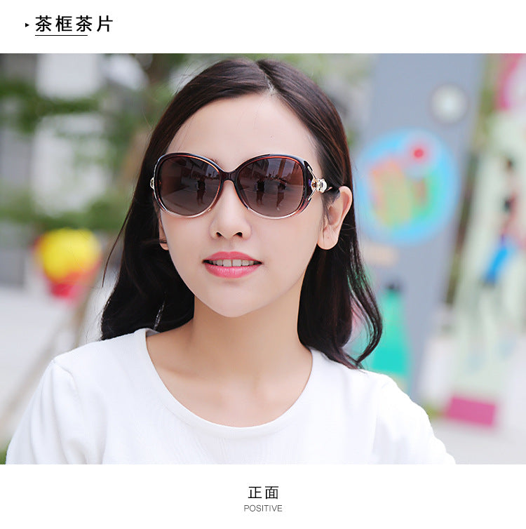 Factory wholesale new ladies sunglasses classic glasses pearl fox head progressive color fashion sunglasses wholesale