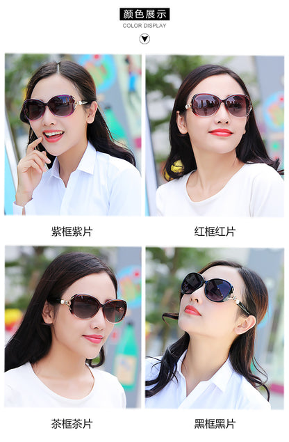 Factory wholesale new ladies sunglasses classic glasses pearl fox head progressive color fashion sunglasses wholesale