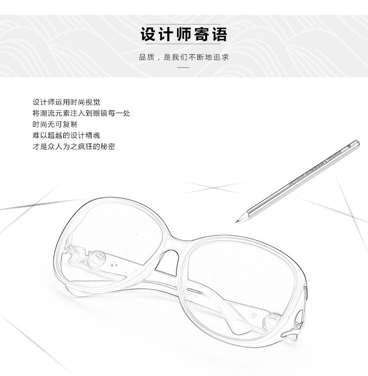 Factory wholesale new ladies sunglasses classic glasses pearl fox head progressive color fashion sunglasses wholesale