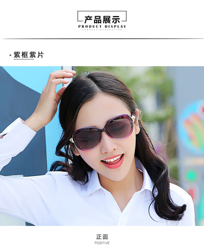 Factory wholesale new ladies sunglasses classic glasses pearl fox head progressive color fashion sunglasses wholesale