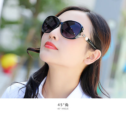 Factory wholesale new ladies sunglasses classic glasses pearl fox head progressive color fashion sunglasses wholesale