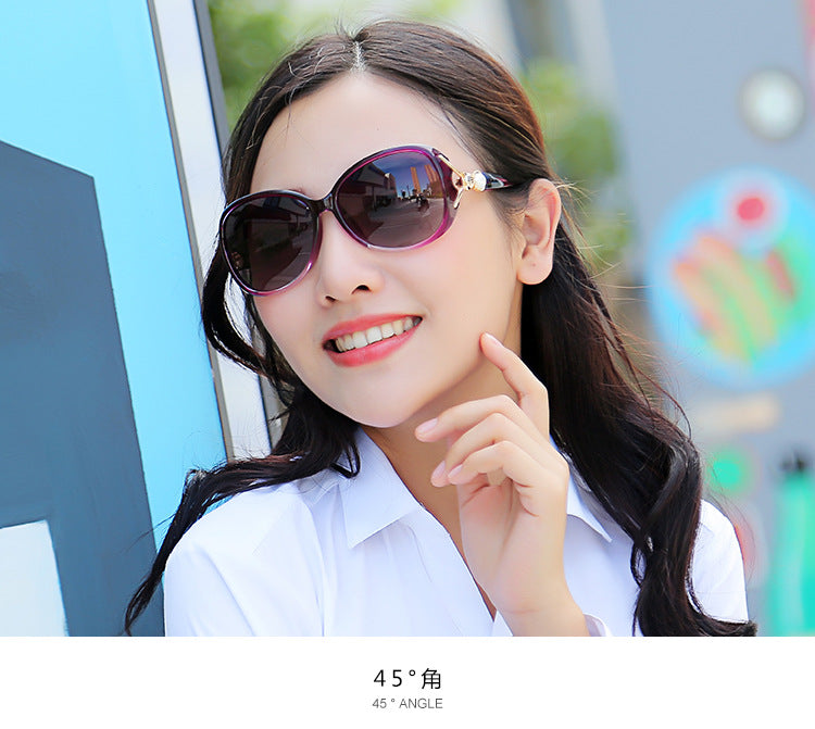 Factory wholesale new ladies sunglasses classic glasses pearl fox head progressive color fashion sunglasses wholesale
