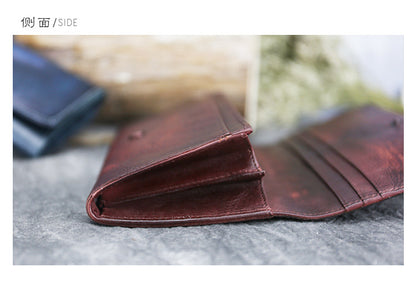 New Top Layer Cowhide Coin Purse Women's Butterfly Leather Carved Bag Long Wallet European and American Clutch Leather Women's Wallet