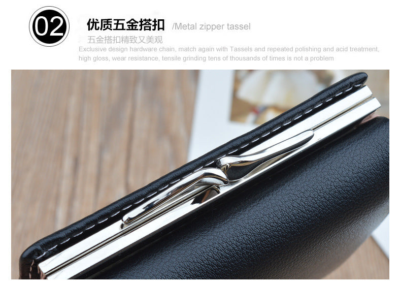 New Wallet Women's Short Wallet Female Student Large Capacity Folding Soft Wallet Japanese and Korean Style Fashion Simple Coin Purse