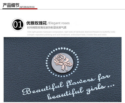 New Wallet Women's Short Wallet Female Student Large Capacity Folding Soft Wallet Japanese and Korean Style Fashion Simple Coin Purse