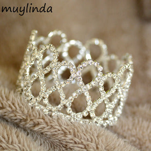 Cross-border Source women's hair accessories clip Crystal drill hollow grip AliExpress alloy hair clip