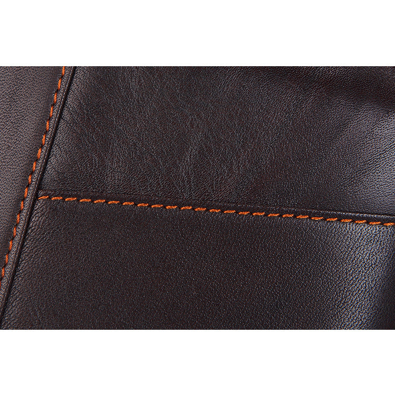 Dropshipping Spot Oil Wax Leather Single Pull Bag First Layer Genuine Leather Long Zipper Bag Retro Hot Selling Cross-Border Wallet