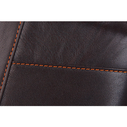 Dropshipping Spot Oil Wax Leather Single Pull Bag First Layer Genuine Leather Long Zipper Bag Retro Hot Selling Cross-Border Wallet