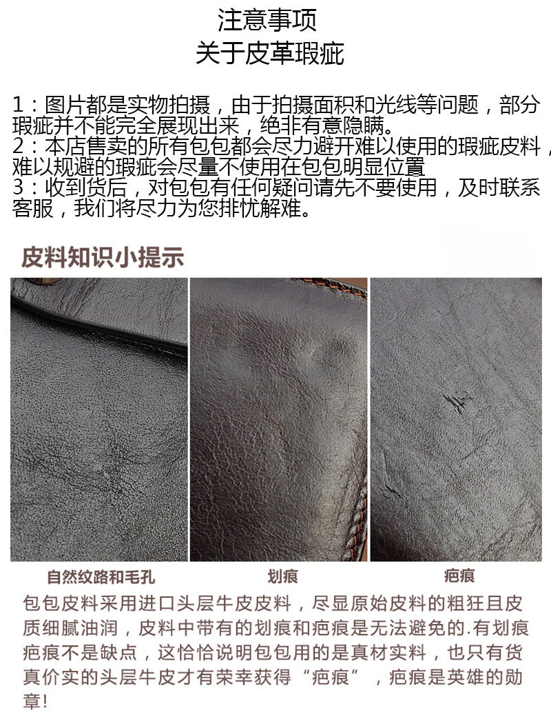 Dropshipping Spot Oil Wax Leather Single Pull Bag First Layer Genuine Leather Long Zipper Bag Retro Hot Selling Cross-Border Wallet