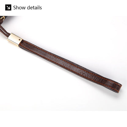 Dropshipping Spot Oil Wax Leather Single Pull Bag First Layer Genuine Leather Long Zipper Bag Retro Hot Selling Cross-Border Wallet