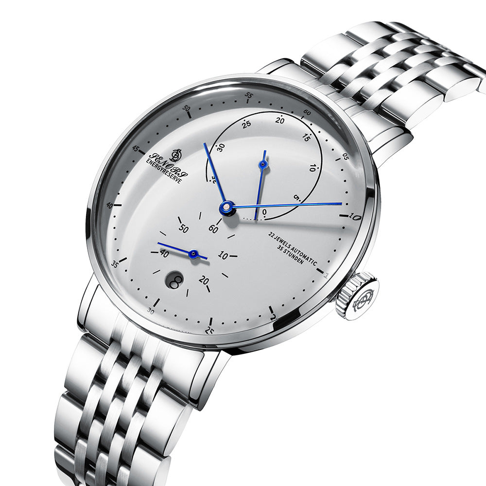 Sainas SENORS Amazon Hot Curved Glass Business Fashion Men's Watch Automatic Mechanical Watch SN082