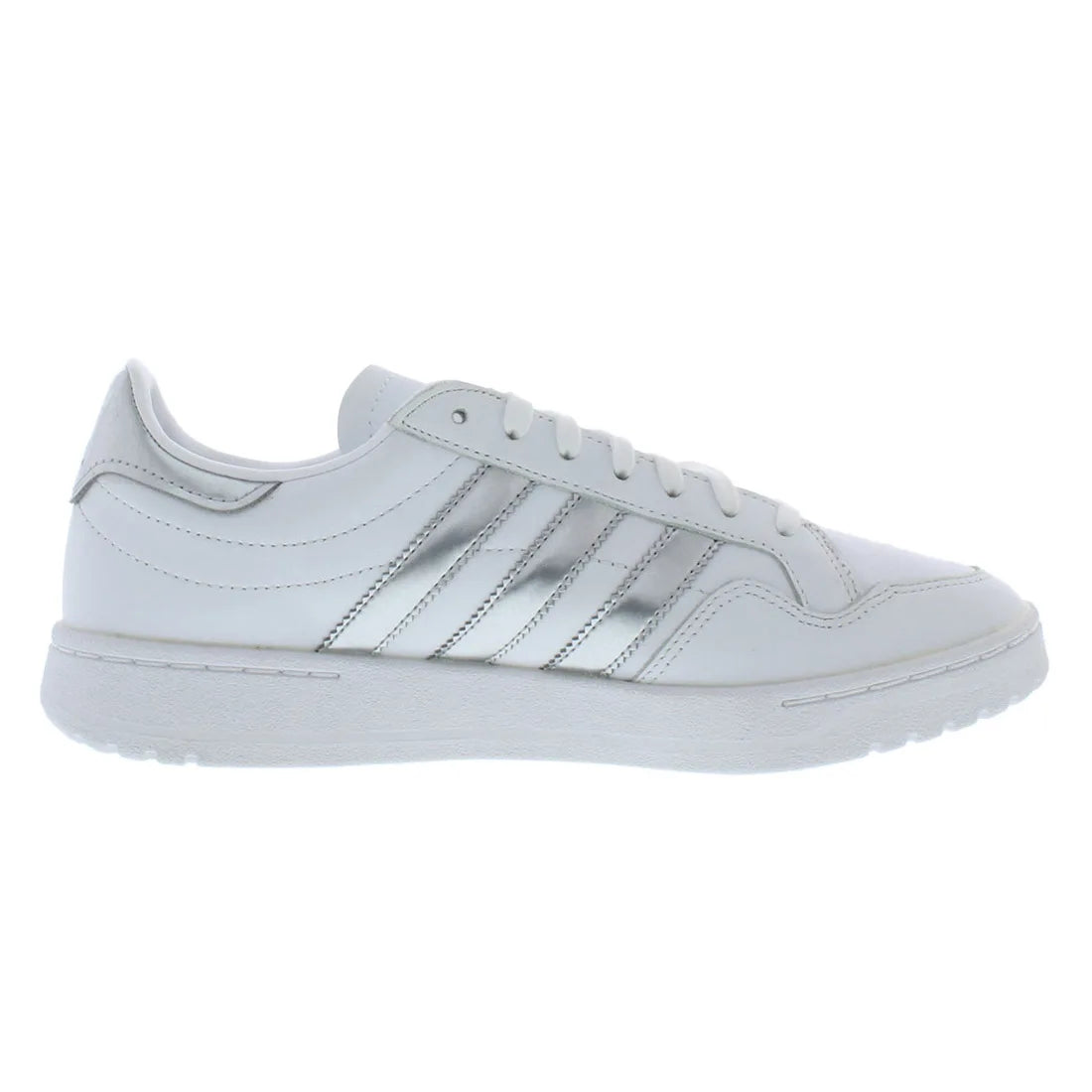 For Originals Team Court Womens Shoes Model MSS-EG9824 White/Silver 100% Authentic