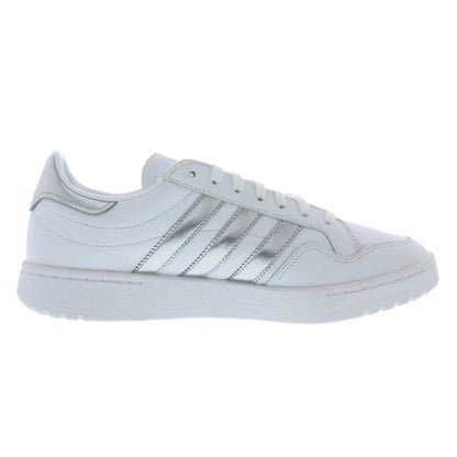 For Originals Team Court Womens Shoes Model MSS-EG9824 White/Silver 100% Authentic