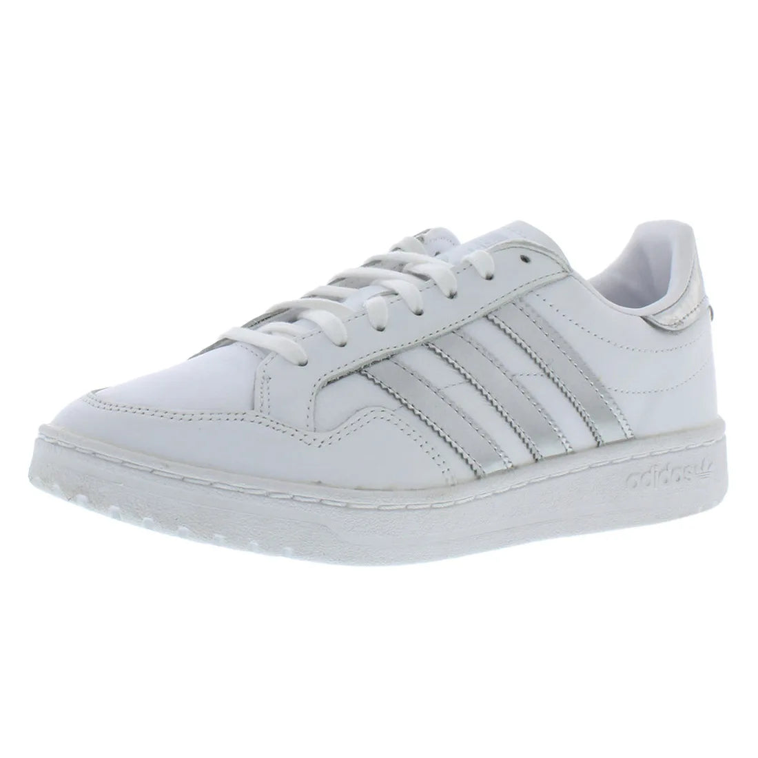 For Originals Team Court Womens Shoes Model MSS-EG9824 White/Silver 100% Authentic