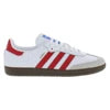 For OG Men's Luxury Walking Shoes Cowhide Upper Barefoot Cloud White/Better Scarlet Mesh Lining Made in China