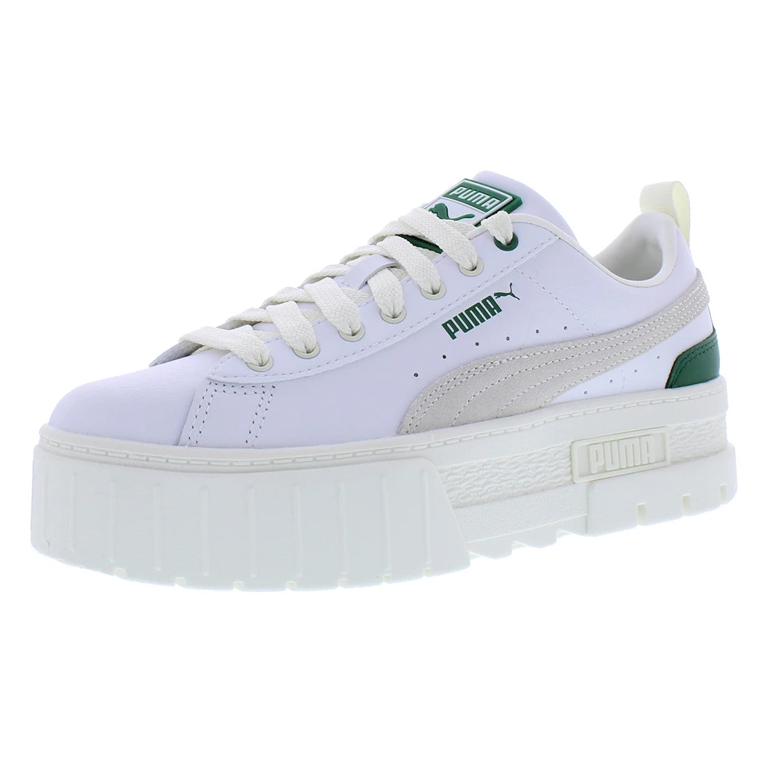 For Mayze Leather Womens Shoes Model MSS-38198342 White/Vine 100% Authentic