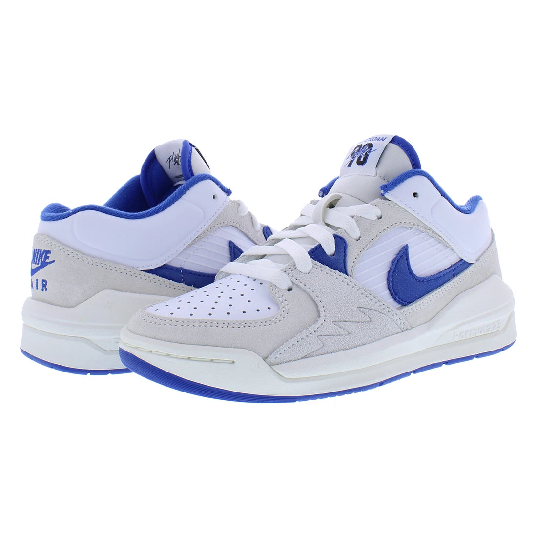 For for Stadium 90 GS Boys Shoes White/Game Royal/Black Sail China 100% Authentic Model MSS-DX4399104
