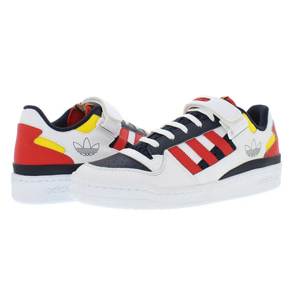 For MSS-GZ9112 Forum Low Leather Men's Retro Sporty Shoes White/Navy/Red Height Increasing Feature Luxury Mesh Upper China