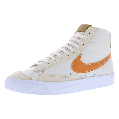 For Blazer Mid '77 Shoes Phantom/Hot Curry/Pearl White Color Unisex DQ767401 China 100% Authentic