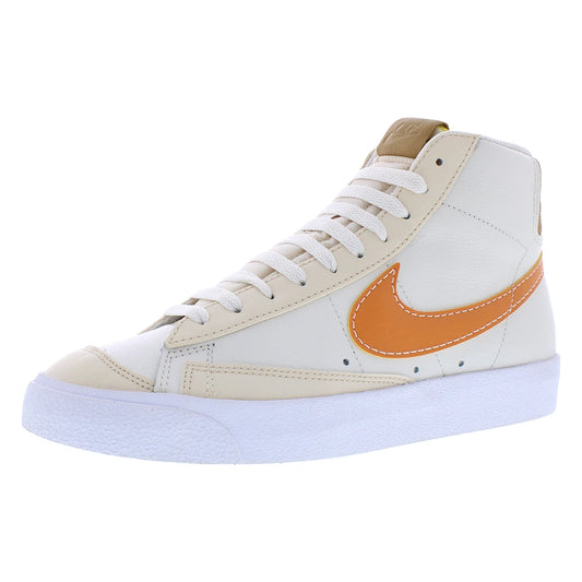 For Blazer Mid '77 Shoes Phantom/Hot Curry/Pearl White Color Unisex DQ767401 China 100% Authentic
