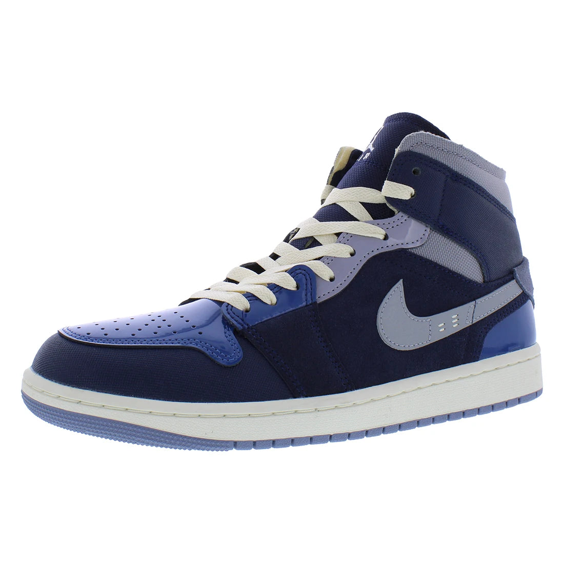 For for Air for 1 Mid SE Craft Mens Shoes Model MSS-DR8868400 Colors Obsidian/White/French Blue 100% Authentic
