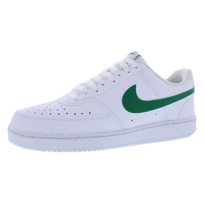 For Men's Court Vision Low for Nature Fitness Walking Shoes White/Malachite/White Color DH2987111 China | 100% Authentic