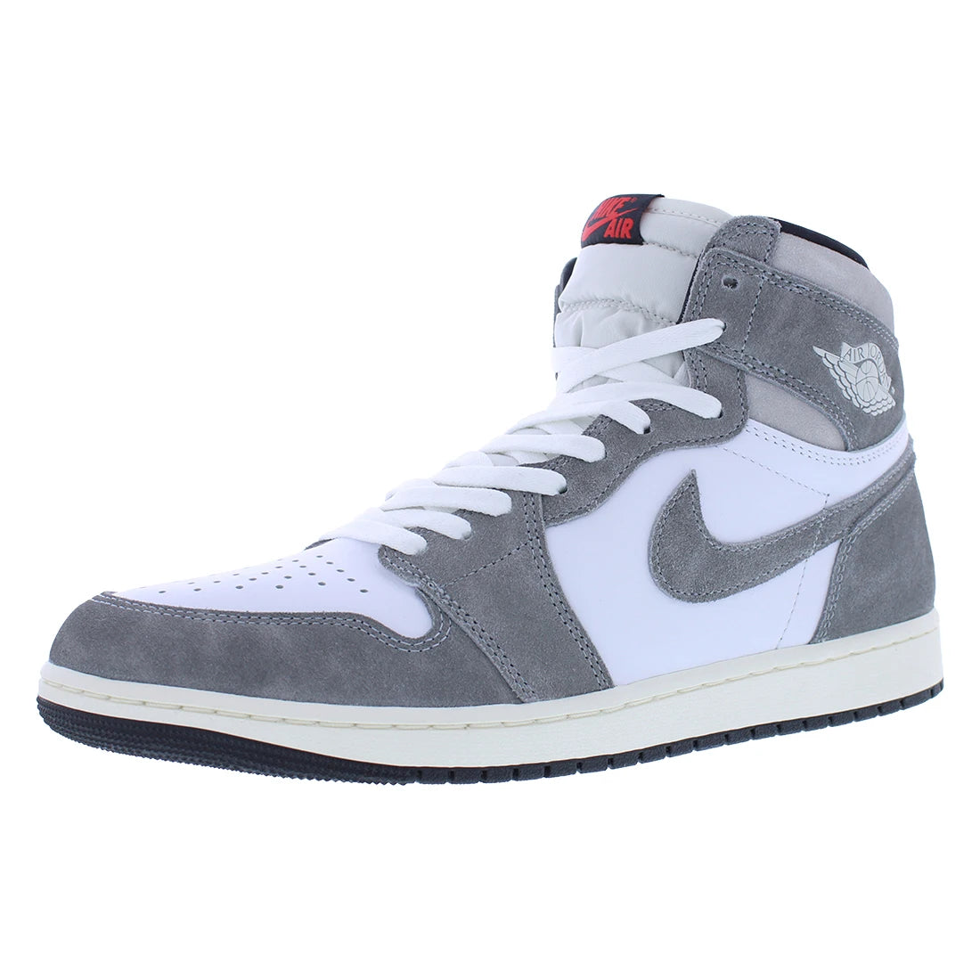 For for Air for 1 Retro High OG Mens Shoes Color Black/Fire Red/White 100% Authentic Model MSS-DZ5485051