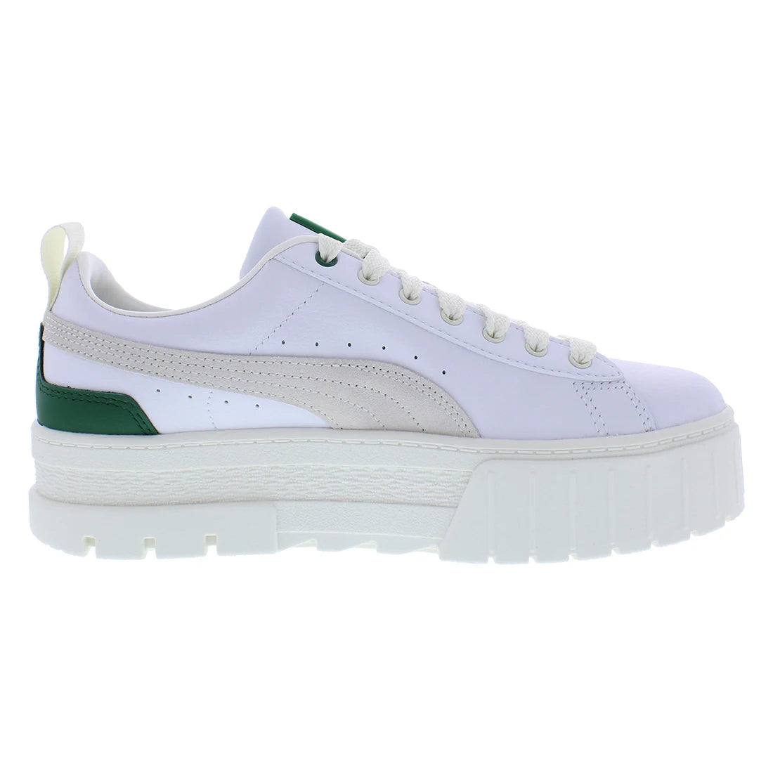 For Mayze Leather Womens Shoes Model MSS-38198342 White/Vine 100% Authentic