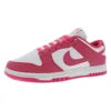 For Women's Dunk Low Toe Embossed Logo Pink Sail Fashion Walking Shoes Height Increasing Mesh Upper Lace-Up Rubber Outsole