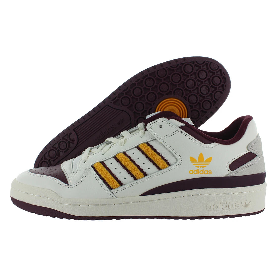 For Forum Low CL Men's Retro Sneakers IE7696 Cloud White/Team Collegiate Gold 2/Triple Maroon 2 Walking Shoes China | 100%