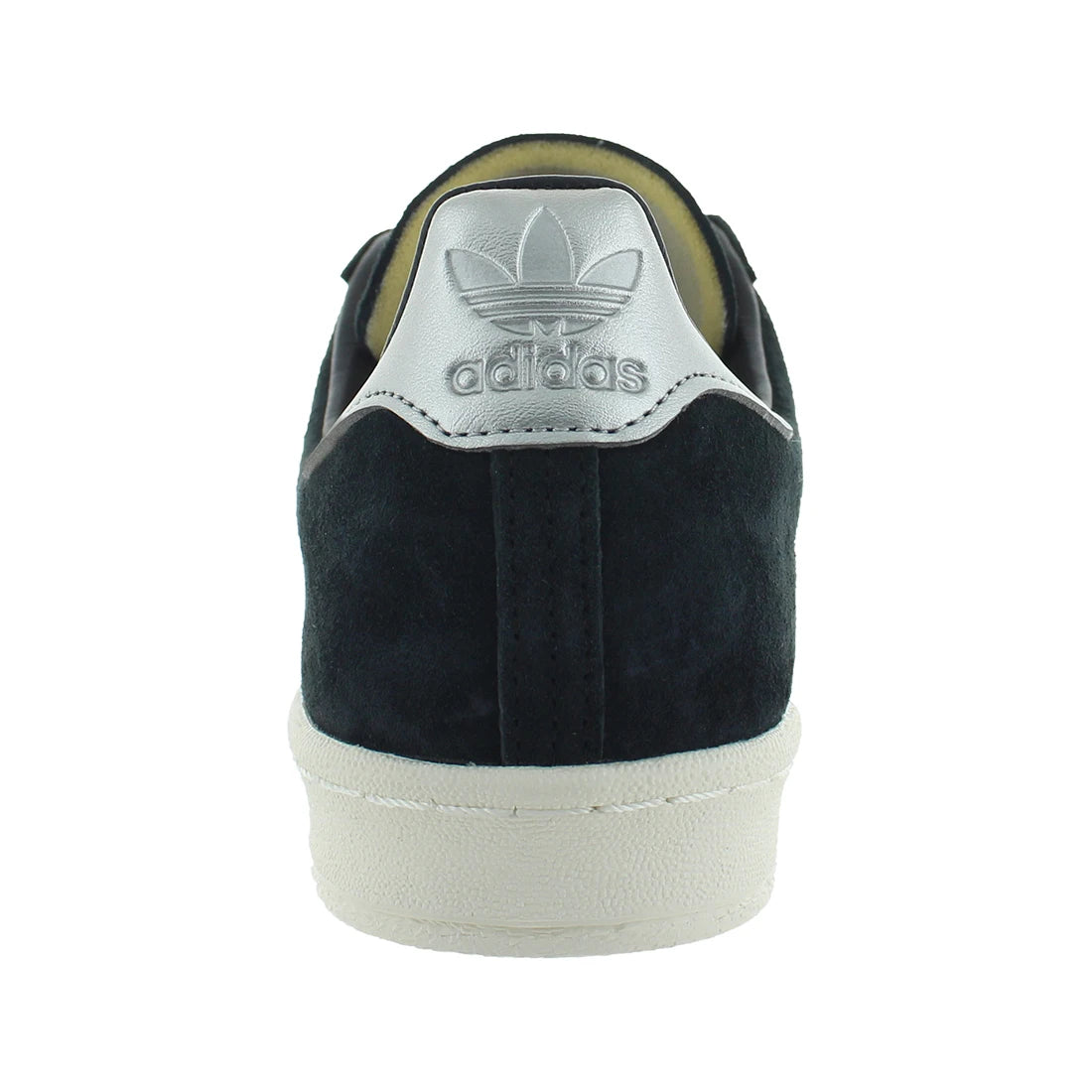 For Men's Campus 80s Walking Style Shoes Black Metallic Silver/White Color | 100% Authentic Made in China Model MSS-GX7330