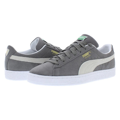 For Suede Classic XXI Mens Shoes Model 37491507 Color Grey/White 100% Authentic