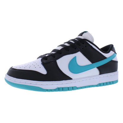 For Dunk Low Retro Mens White Shoes Dusty Cactus Color Black Outsole Model DV0833109 100% Authentic