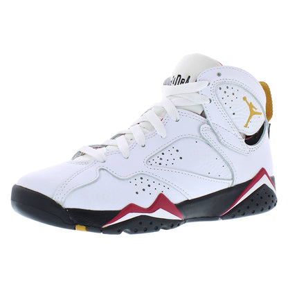 For for Air for 7 Retro GS Boys Shoes Model DQ6040106 Colors White/Black/Cardinal Red 100% Authentic