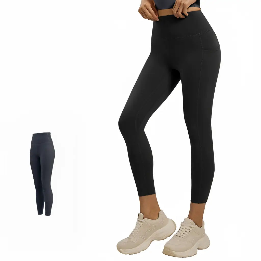 Women’s High-Waisted Active Stretch Leggings | Black