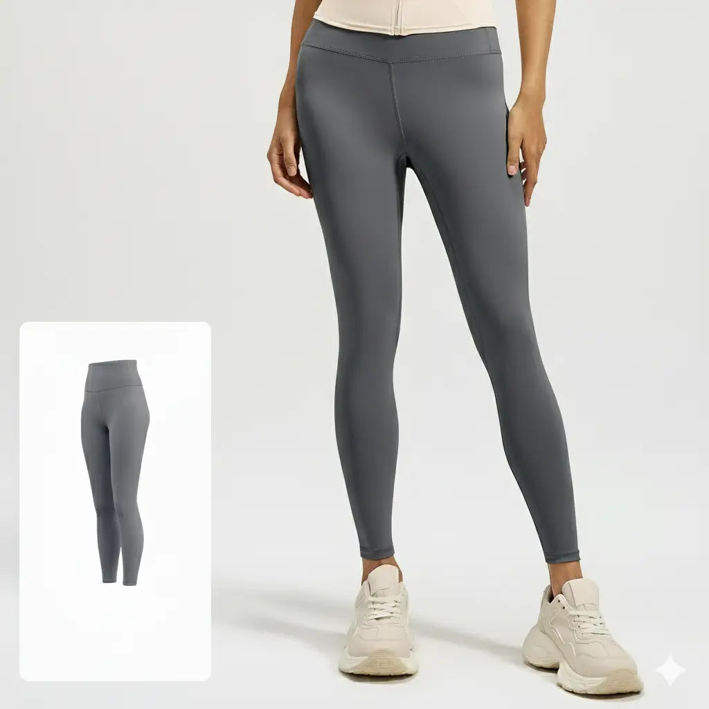 Women’s High-Waisted Active Stretch Leggings | Gray