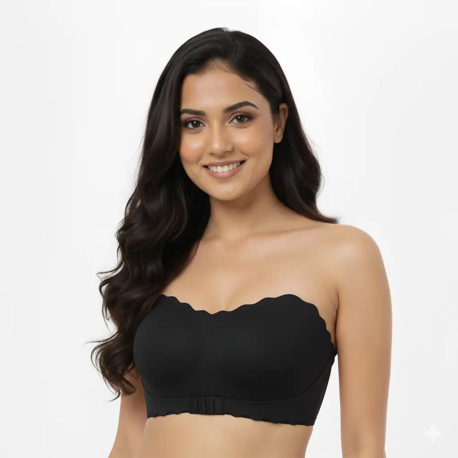 Premium Quality Strapless Bra for Women in Bangladesh | Black, Comfortable & Invisible