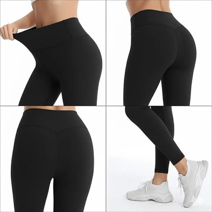 Women’s High-Waisted Active Stretch Leggings | Black