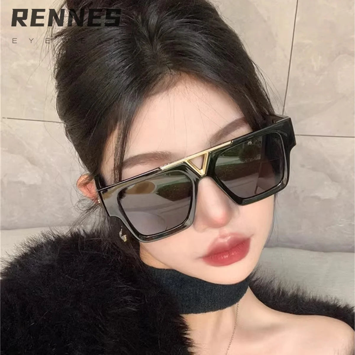 2025 Retro Square Sunglasses for Women and Men European American Street Style UV400 Optical Lenses PC Frame Material
