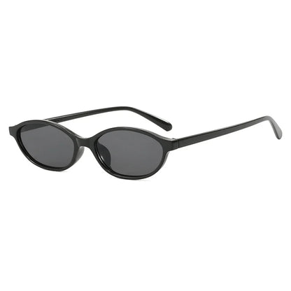 Superhot Eyewear 13409 Fashion 2024 Women Vintage Oval Cat Eye Narrow Travel Shades Sunglasses