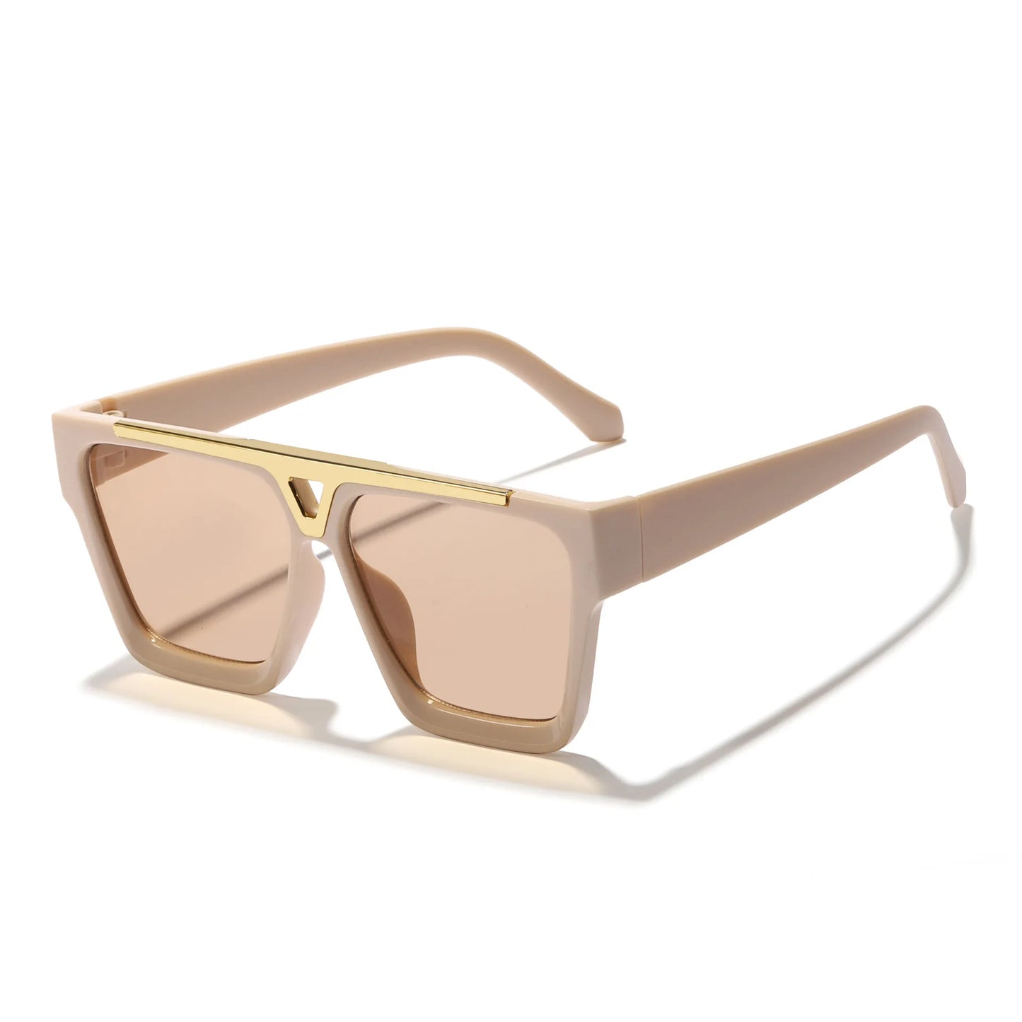 2025 Retro Square Sunglasses for Women and Men European American Street Style UV400 Optical Lenses PC Frame Material
