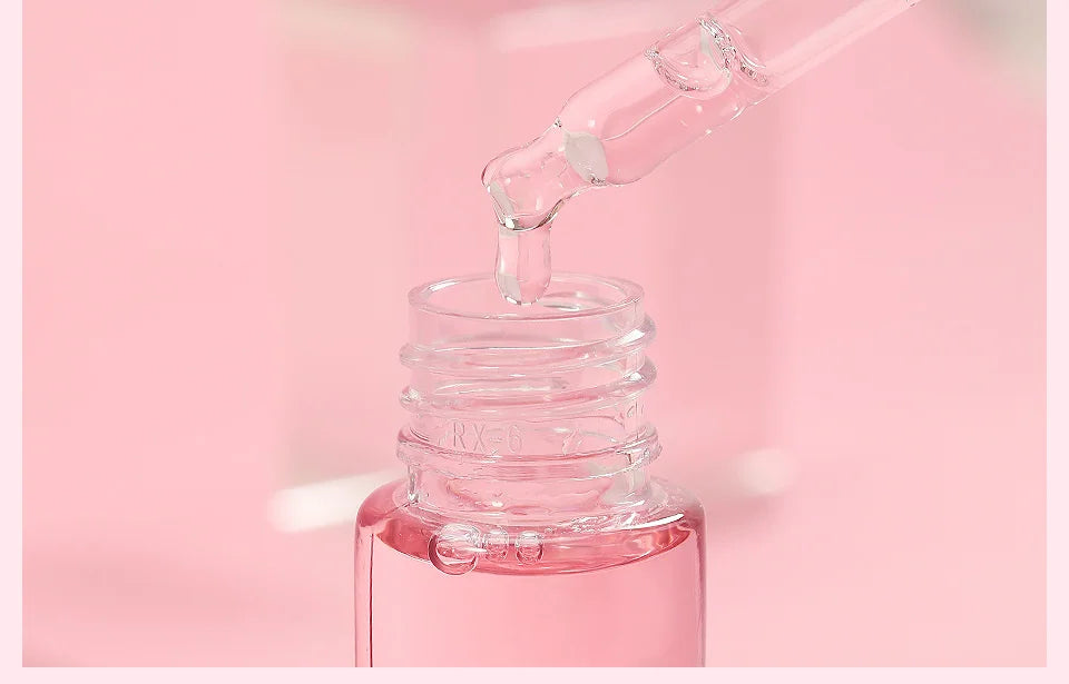 LAIKOU 17ML Japan Sakura Serum Nourish Essense Oil Control Pure 24K Gold Vitamin C Hyaluronic Acid Moisturing Skin Care Facecare