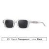 2026 High-end Custom Sunglasses Trend Fashion Propionic Acid Core Sunglasses Newest Uv400 Protection Small TR90+CP Sunglasses